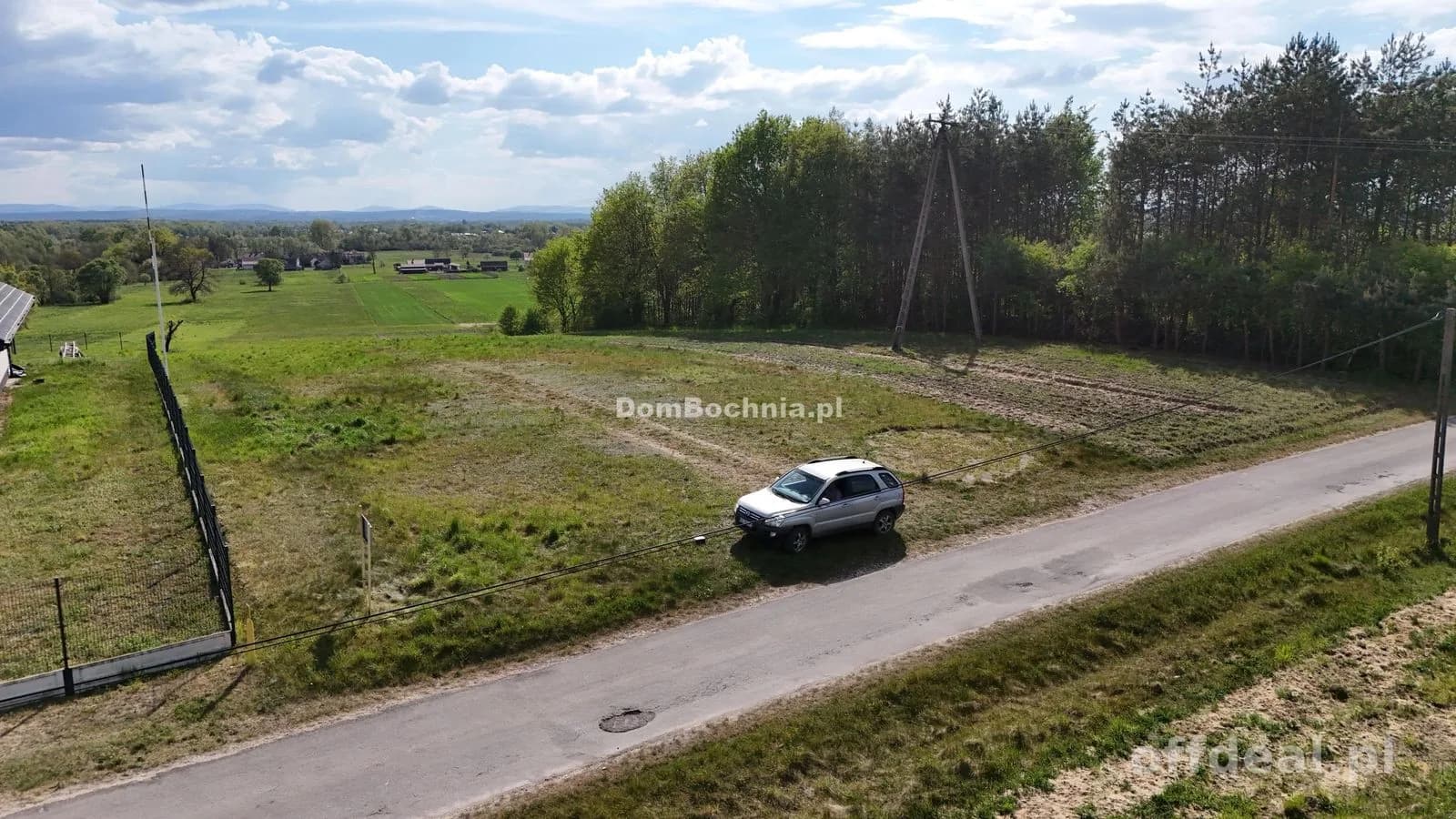 Widokowa działka 1,24ha Dębina gmina Rzezawa