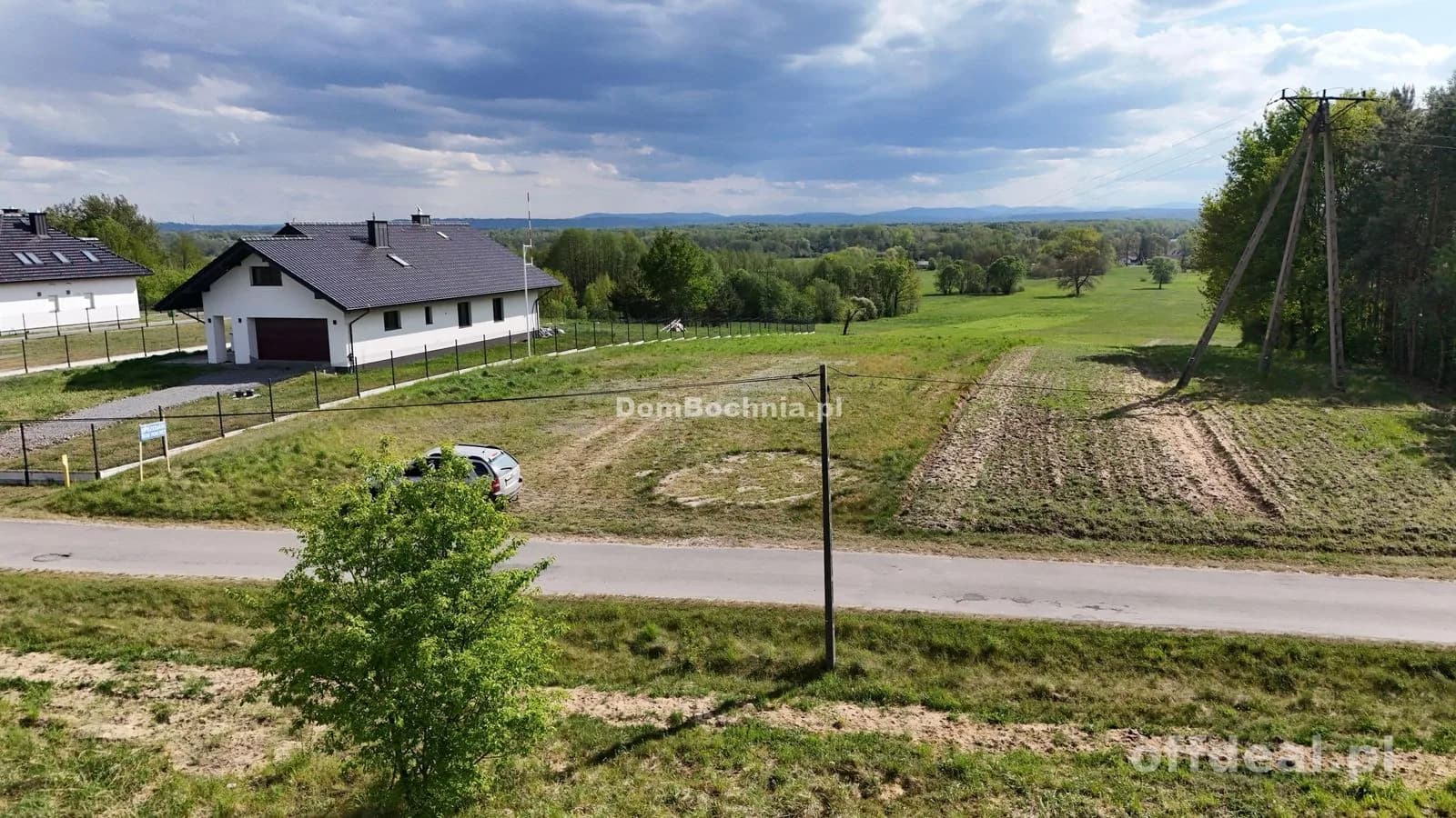 Widokowa działka 1,24ha Dębina gmina Rzezawa