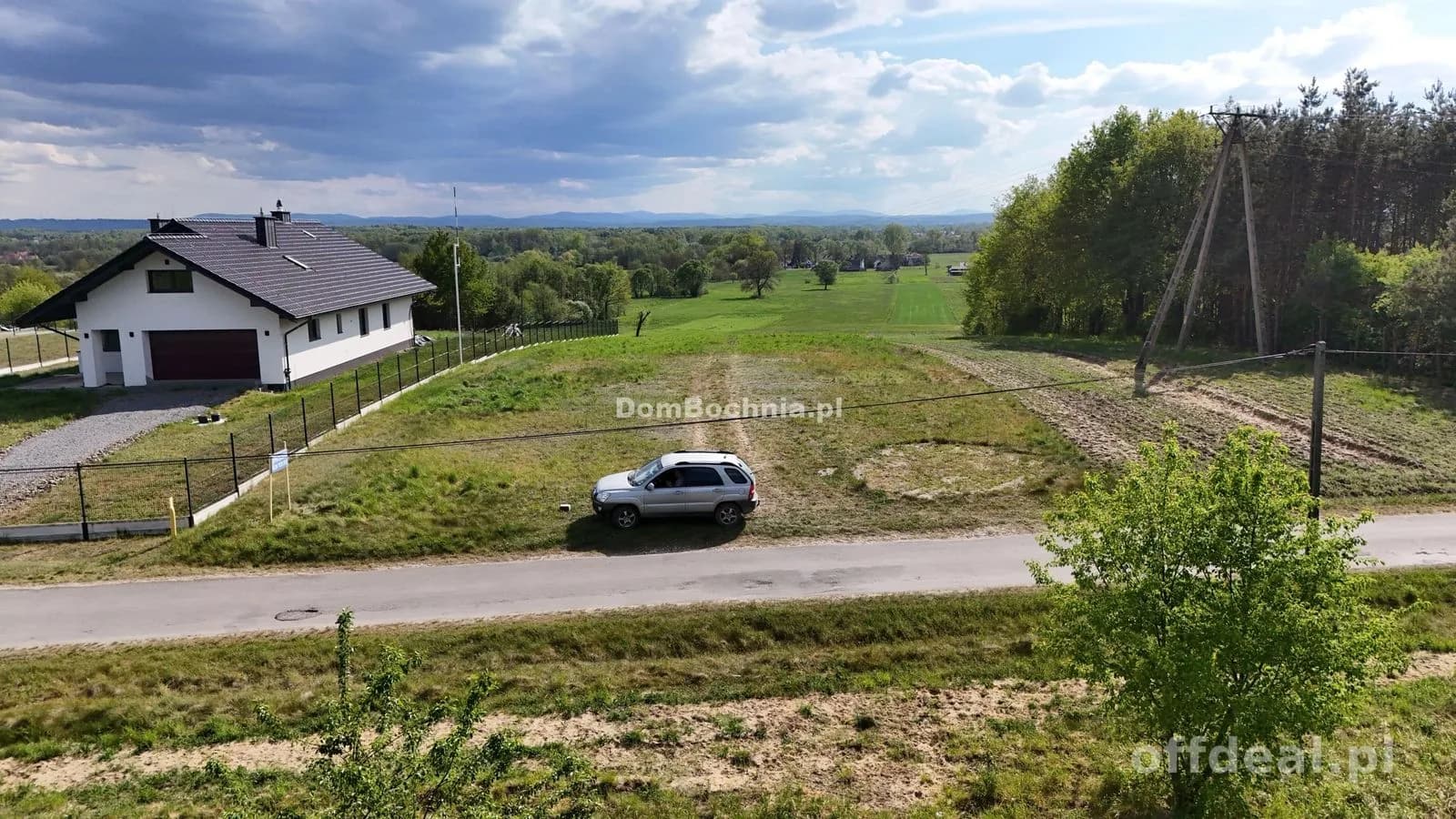 Widokowa działka 1,24ha Dębina gmina Rzezawa