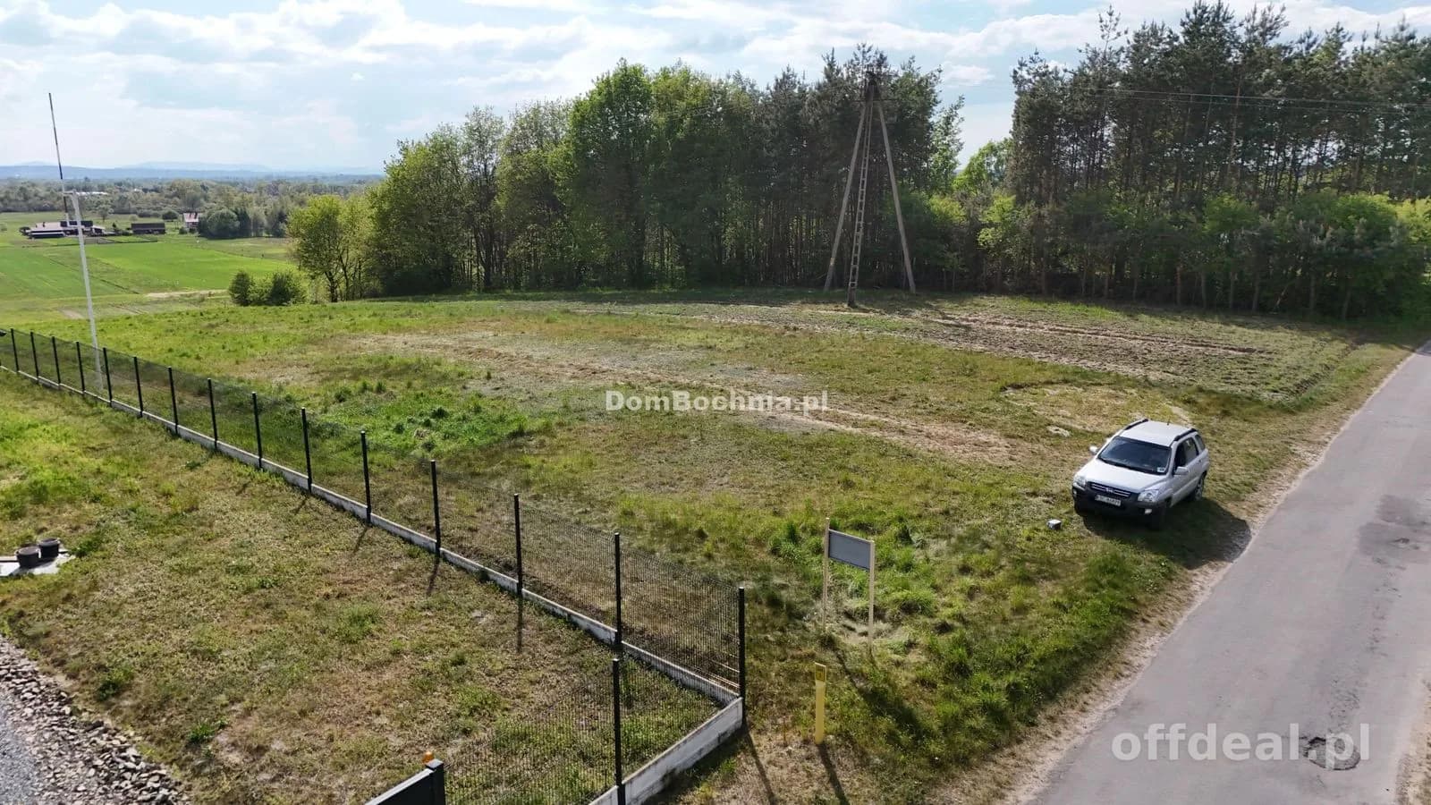 Widokowa działka 1,24ha Dębina gmina Rzezawa