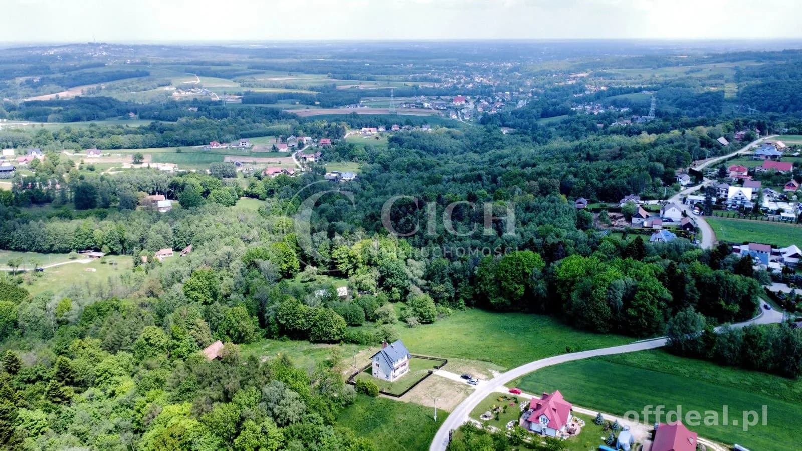 Działka budowlano-leśna 0,8445 ha | Łękawka gm. Tarnów