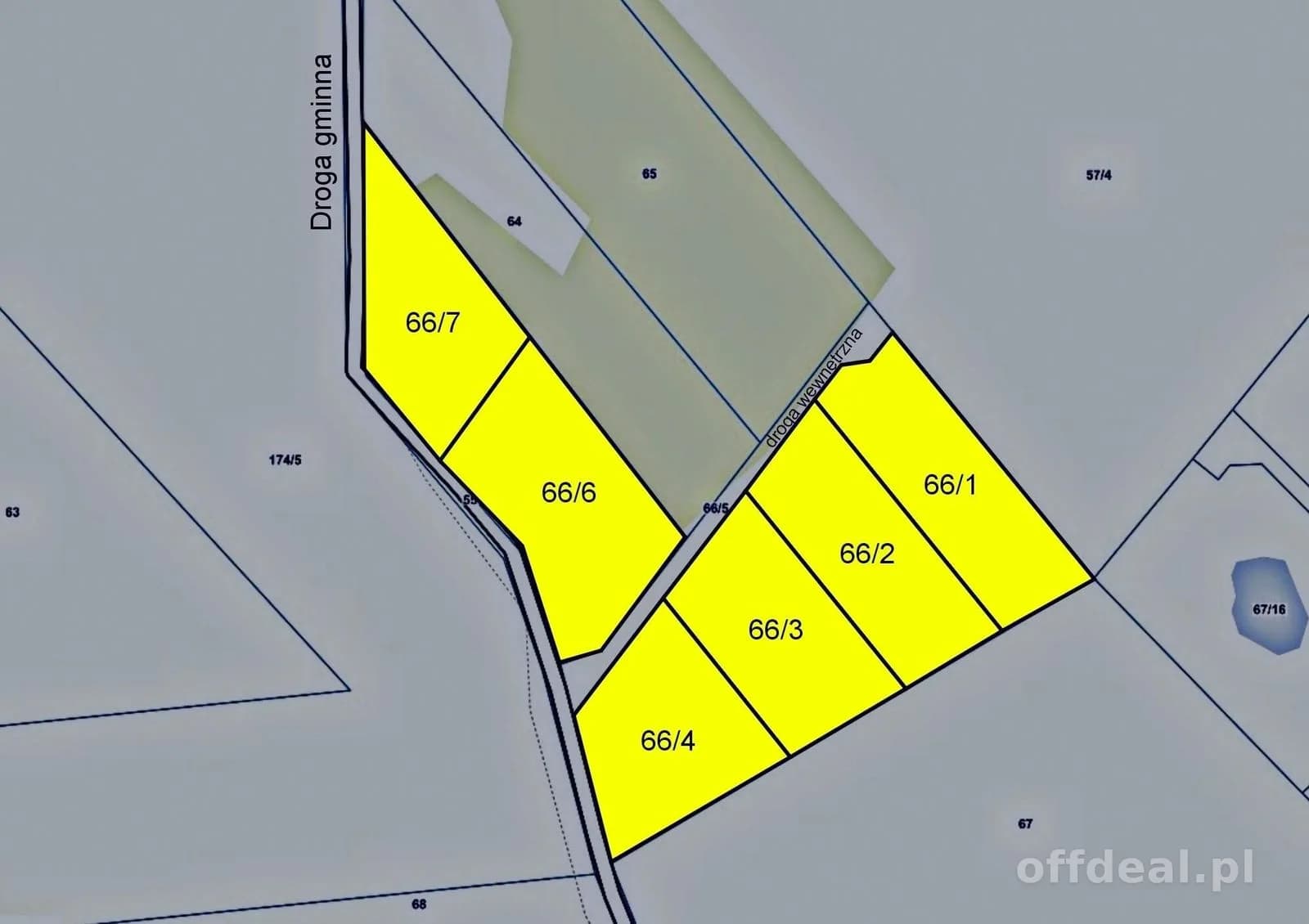 plot for sale in Ełk, Szarejki | 3,231 m²