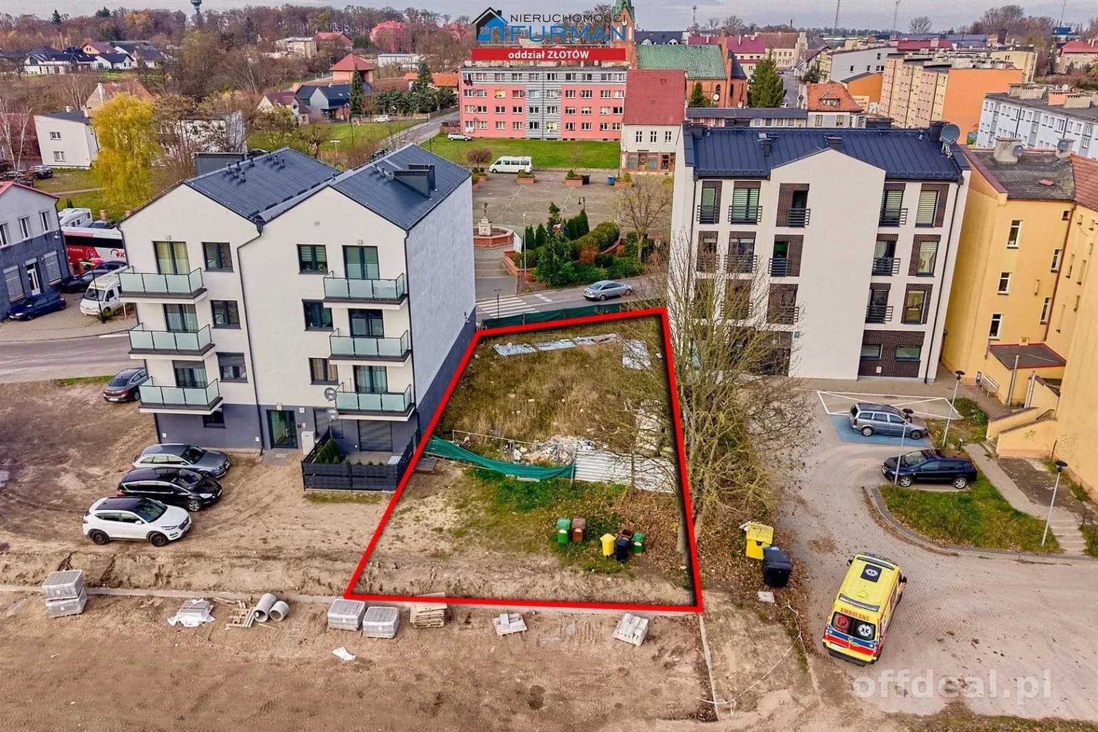 Działka pod zabudowę wielorodzinną, Debrzno