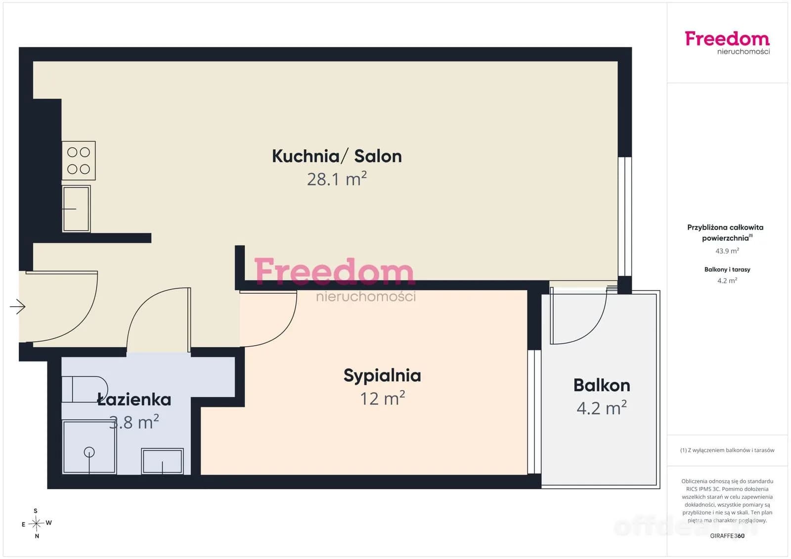 Foto 15: Wohnung, 2 rooms, 45 m², Kołobrzeg