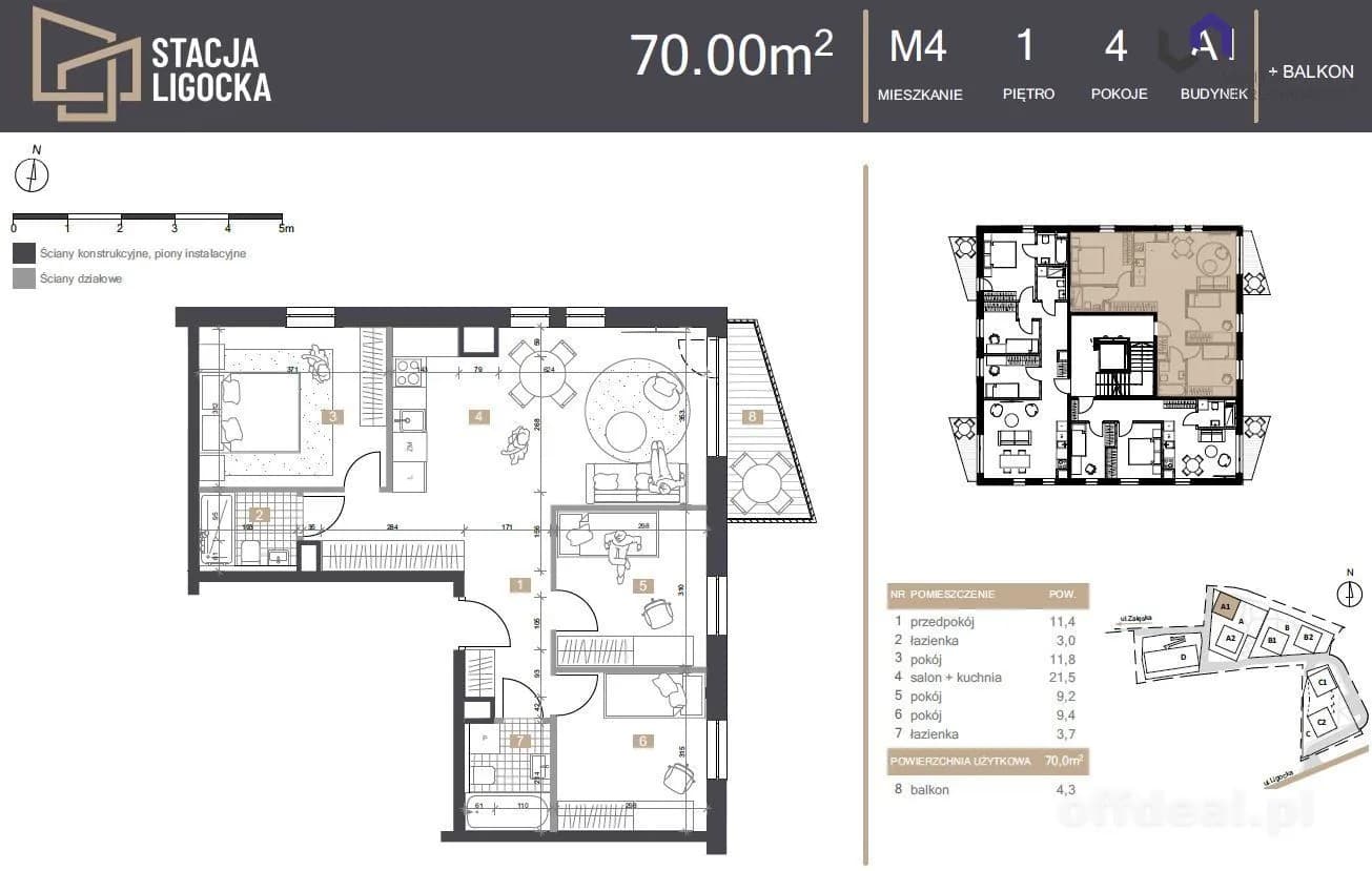 NOWE MIESZKANIA. 4 POKOJE! + BALKON