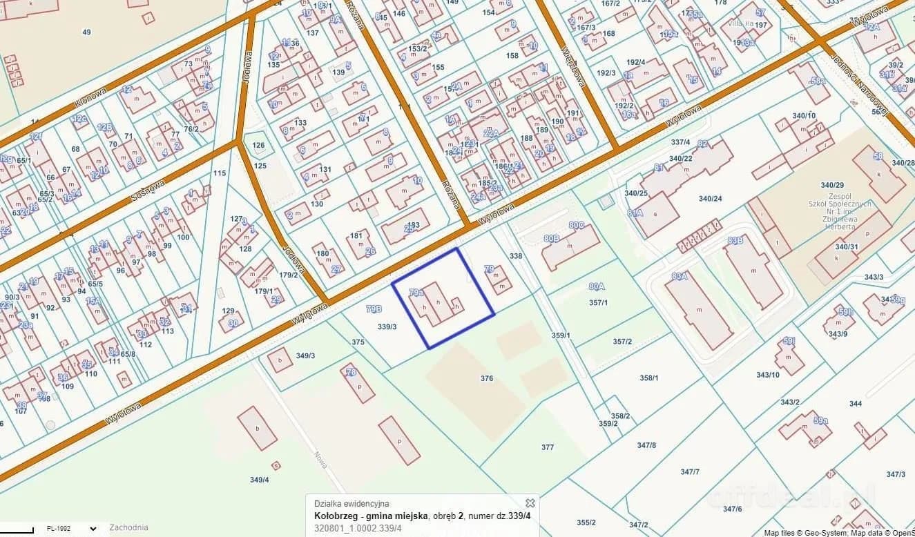 plot for sale in Kołobrzeg, Zachodnia | 1,783 m²