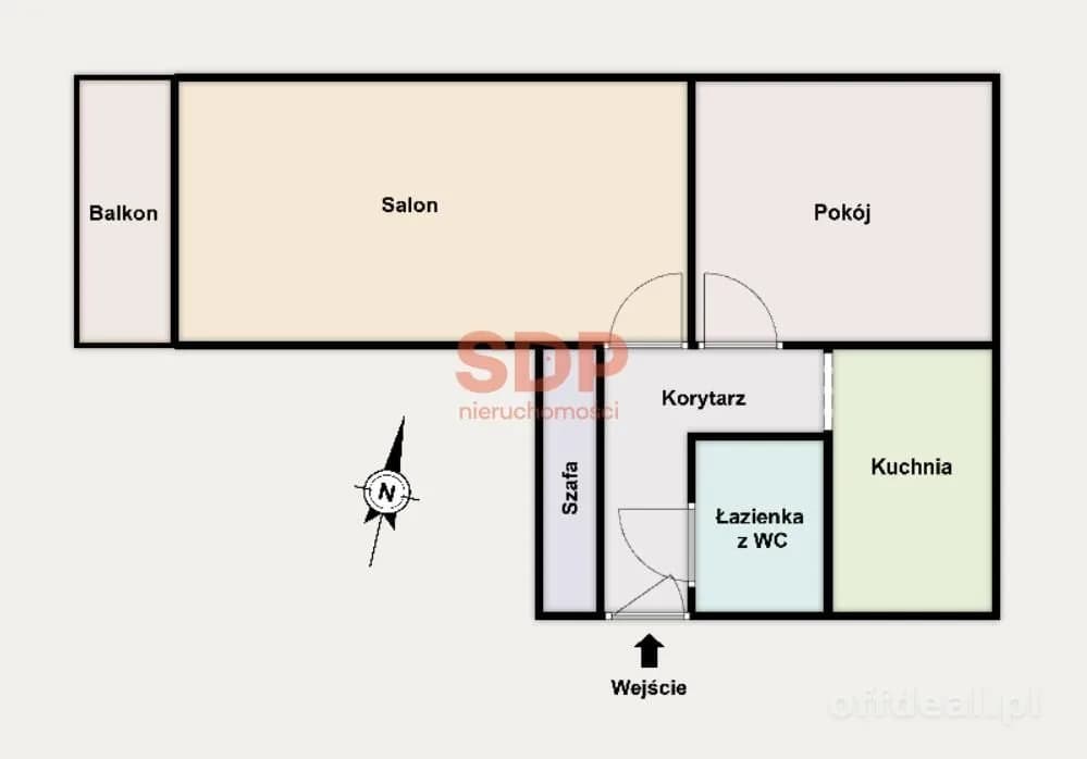 2 pokoje | Balkon | Żubardź