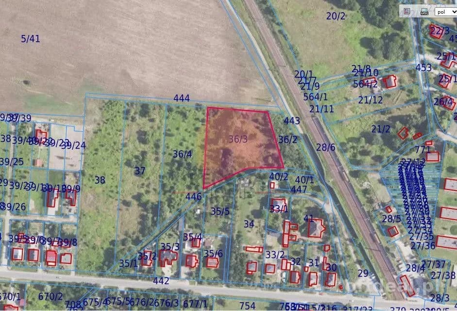 terrain à vendre à Pęgów | 5 200 m²