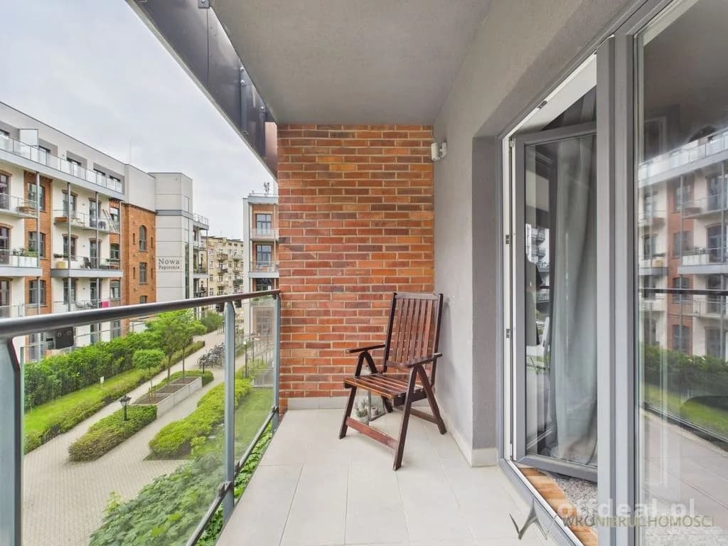 3 pokoje | 58,41 m² | 2 balkony | Nowa Papiernia |