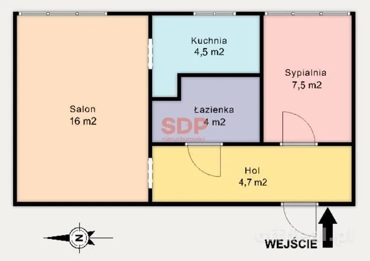 Photo 8: Apartment, 2 rooms, 37 m², Łódź