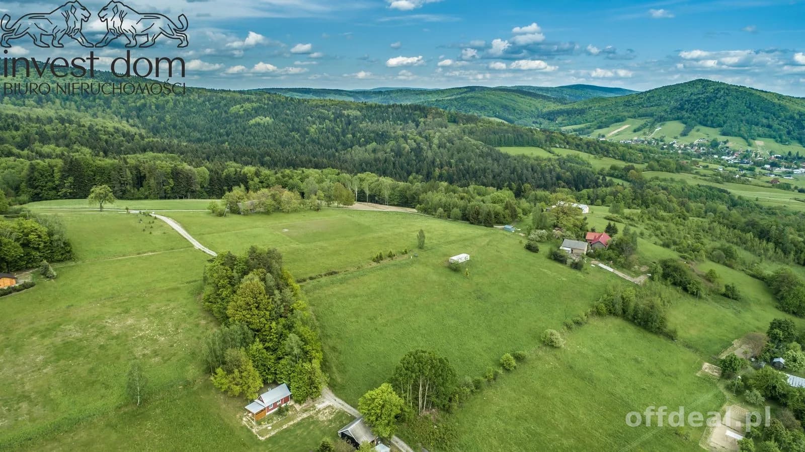 Działka z panoramicznym widokiem na Beskid Niski | 0,8585 ha | media | Klimkówka | Wysowa-Zdrój
