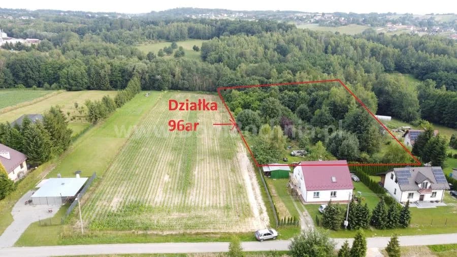 Działka rolno budowlana 96ar Stary Wiśnicz