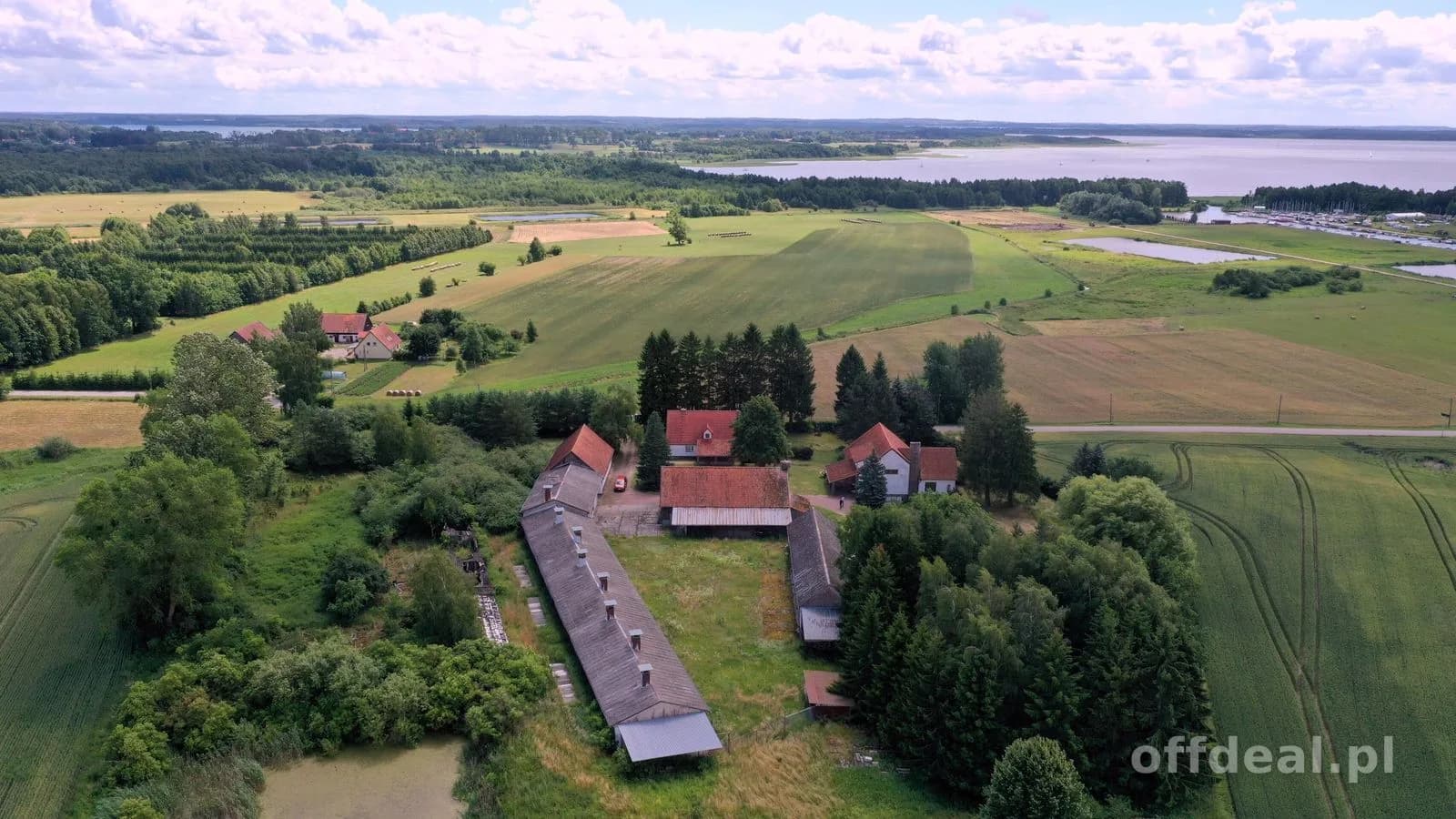 Siedlisko blisko jeziora Mamry