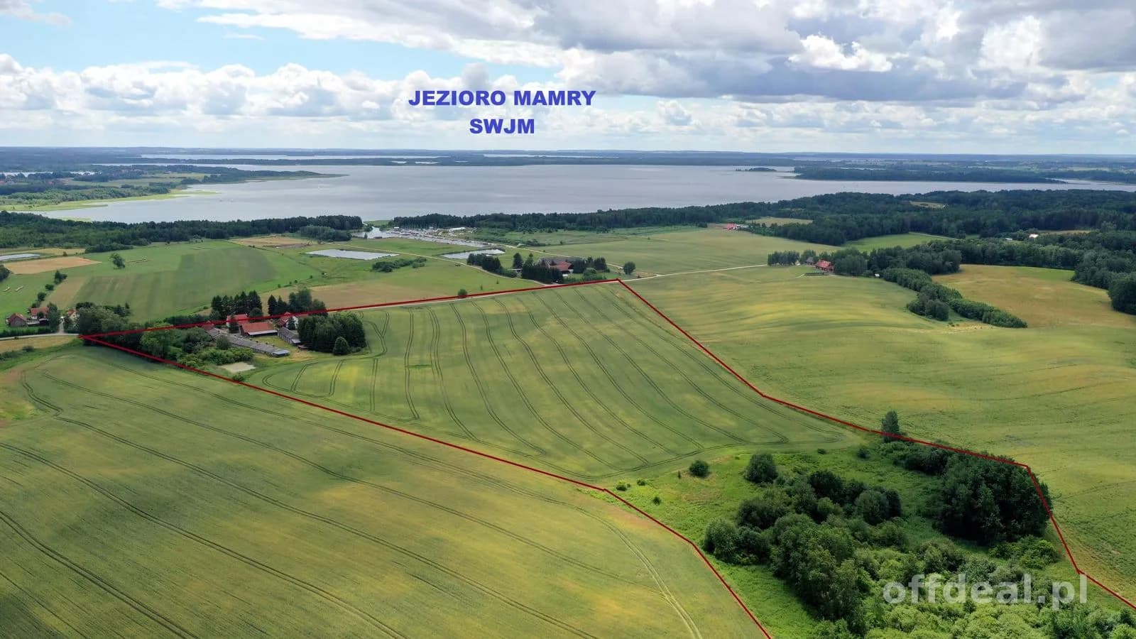 Siedlisko blisko jeziora Mamry
