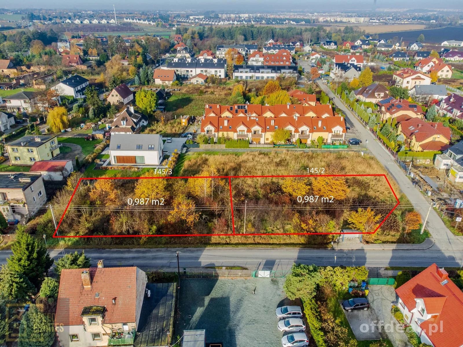 Teren inwestycyjny. Zabudowa mieszkaniowo-usługowa. Media.MPZP