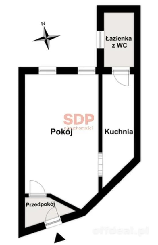 1-Zimmer Wohnung zum Verkauf in Wrocław, Śródmieście, Plac Grunwaldzki | 31,64 m²
