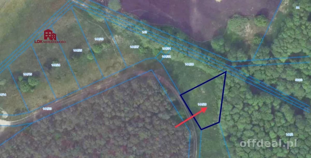 Urokliwa działka budowlana w otoczeniu natury