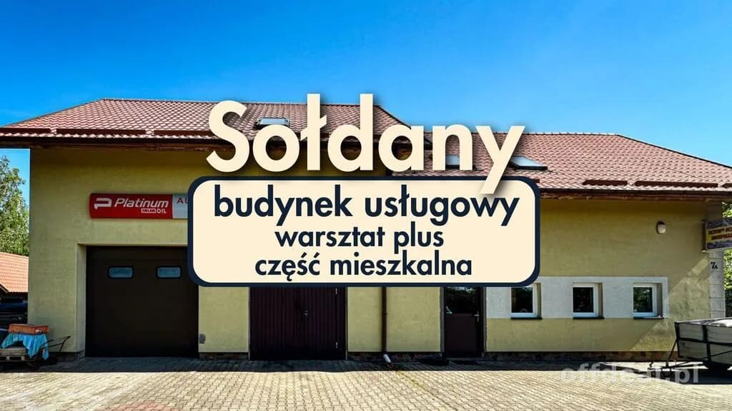 commercial property for sale in Sołdany | 300 m²