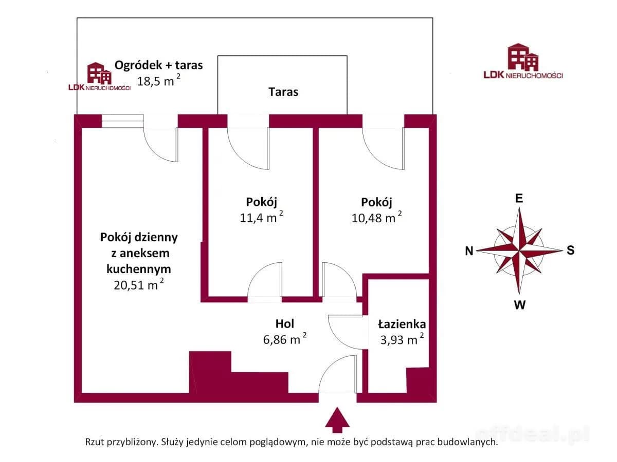 appartement à vendre à Gdynia, Wielki Kack | 3 pièces | 53,18 m²