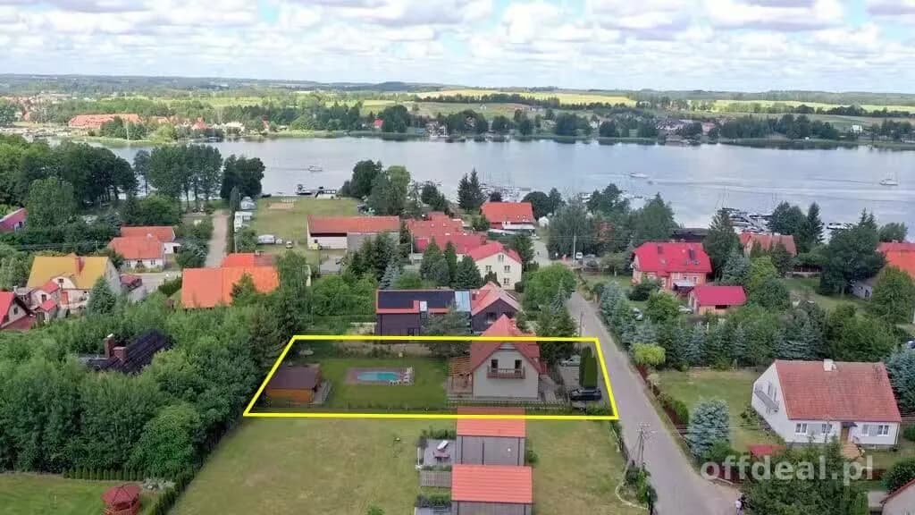 Atrakcyjny dom w Rydzewie, gm. Miłki – nad jeziorem Niegocin!