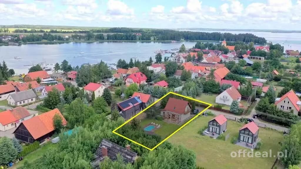 Atrakcyjny dom w Rydzewie, gm. Miłki – nad jeziorem Niegocin!