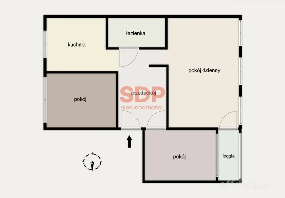 3-room apartment for sale in Wrocław, Krzyki, Klecina | 57 m²