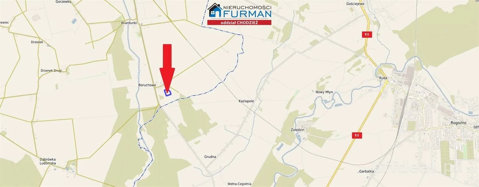 plot for sale in Boruchowo | 11,468 m²