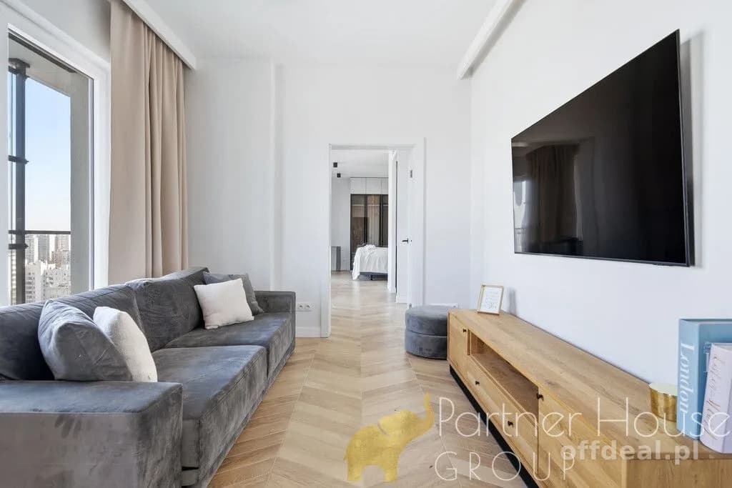 Apartament z widokiem na centrum Warszawy