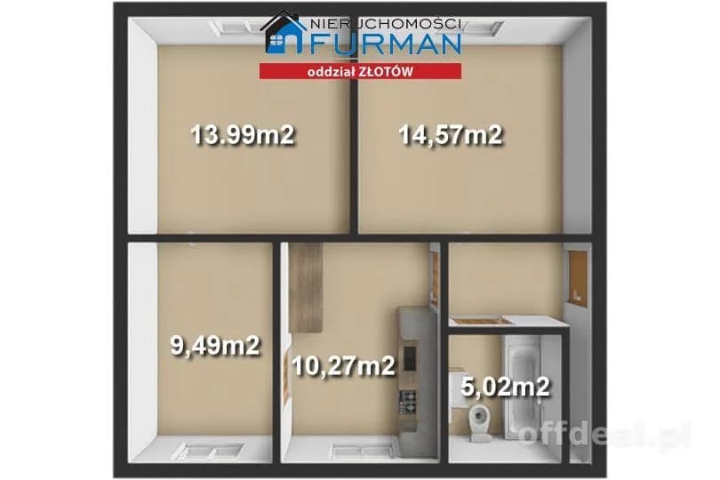 maison à vendre à Ciosaniec | 3 pièces | 68 m²