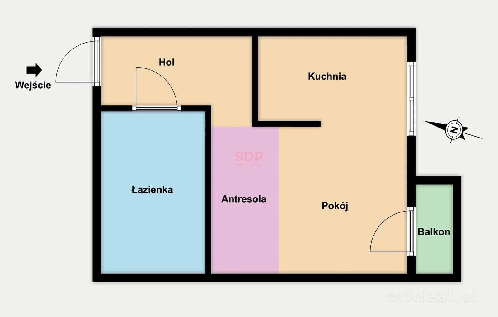 Nowa kawalerka | Antresola | Balkon | 26,7 m2 | Wysoki standard