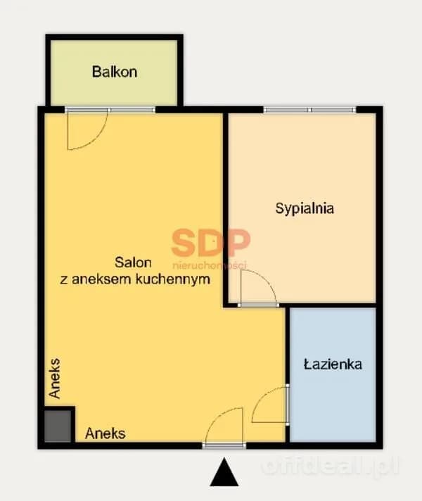 appartement à vendre à Wrocław, Krzyki, Huby | 2 pièces | 35 m²