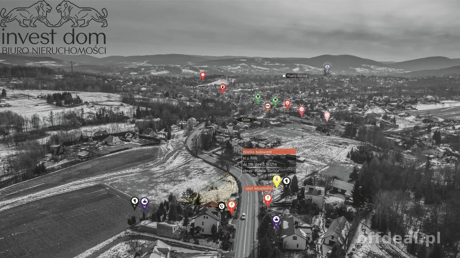 ділянка на продаж у Gorlice | 1 032 m²