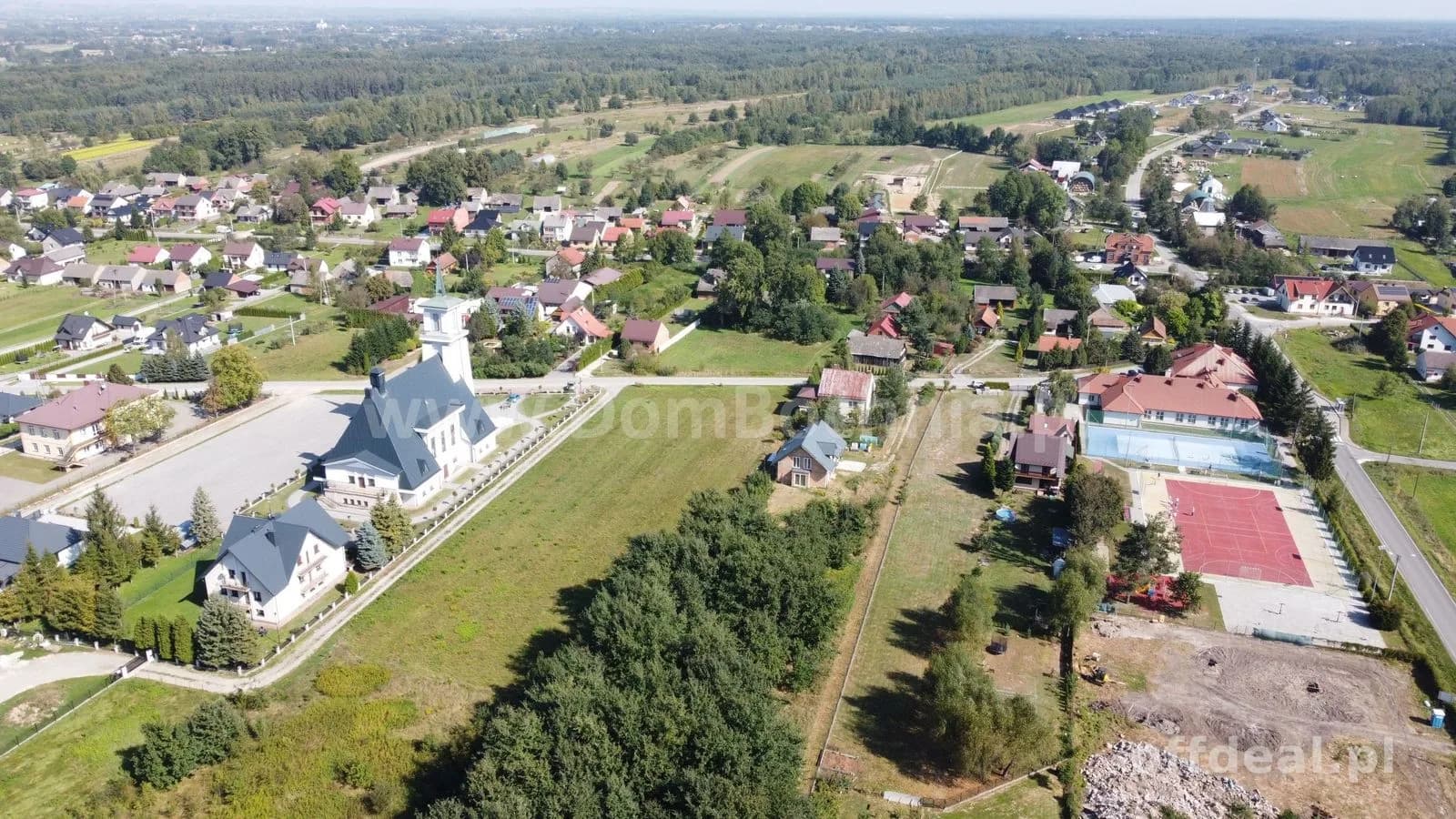 Borek gmina Rzezawa działka usługowa