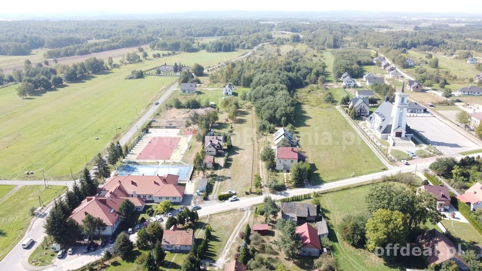 Borek gmina Rzezawa działka usługowa