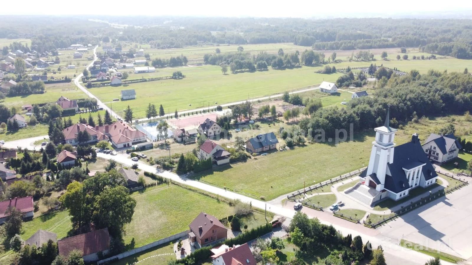 Borek gmina Rzezawa działka usługowa