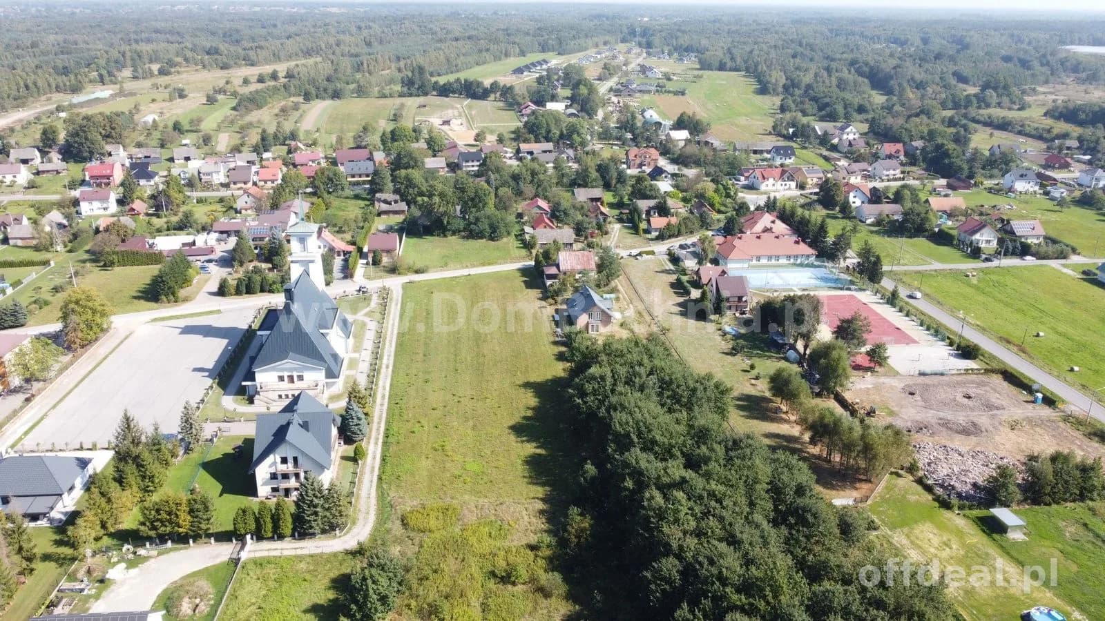 Borek gmina Rzezawa działka usługowa