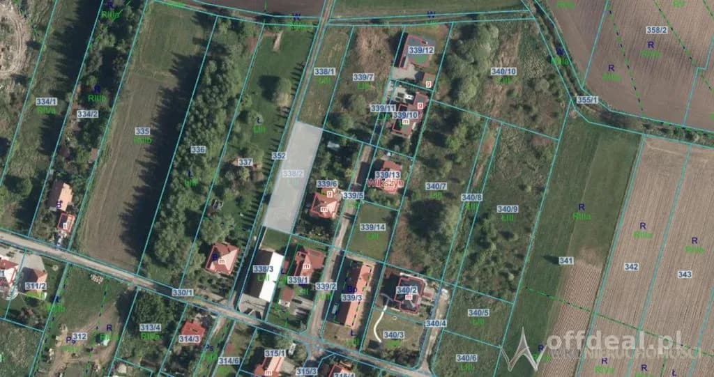 Działka budowlana 928 m² z WZ – Wilkszyn