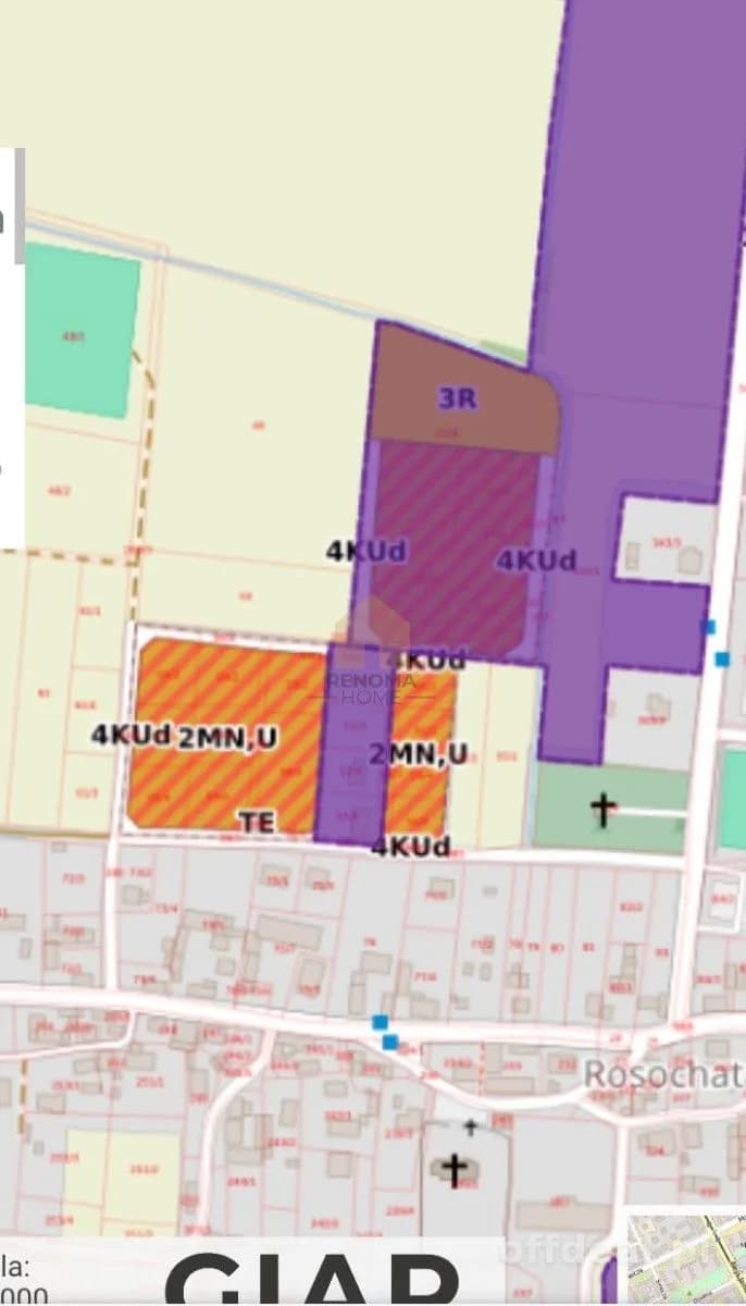 Działka budowlana 10 ar/Rosochata
