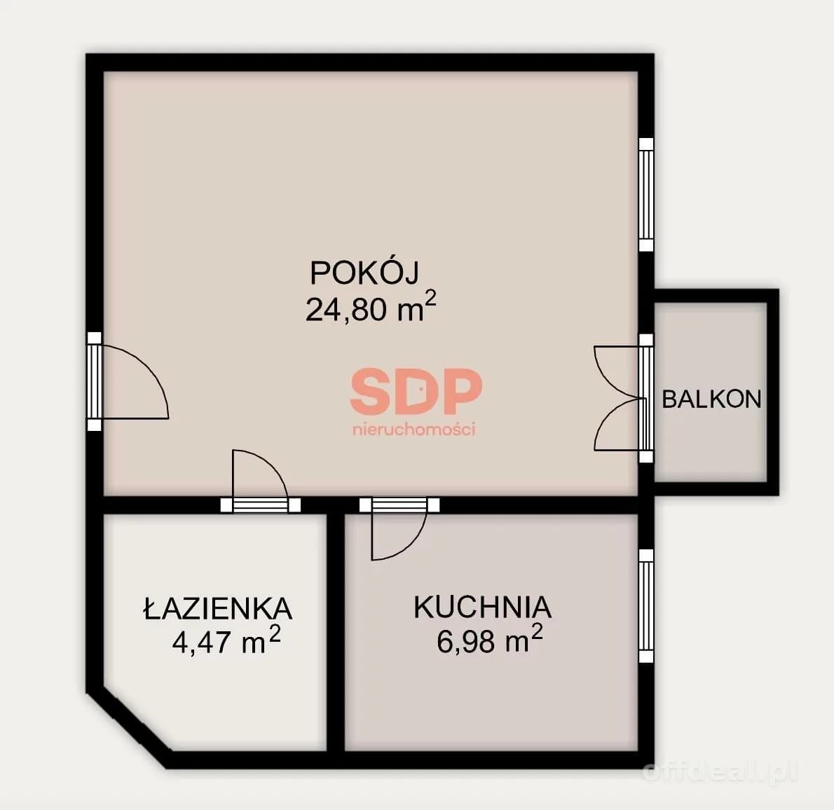 kawalerka z osobną kuchnią | piekna kamienica | balkon