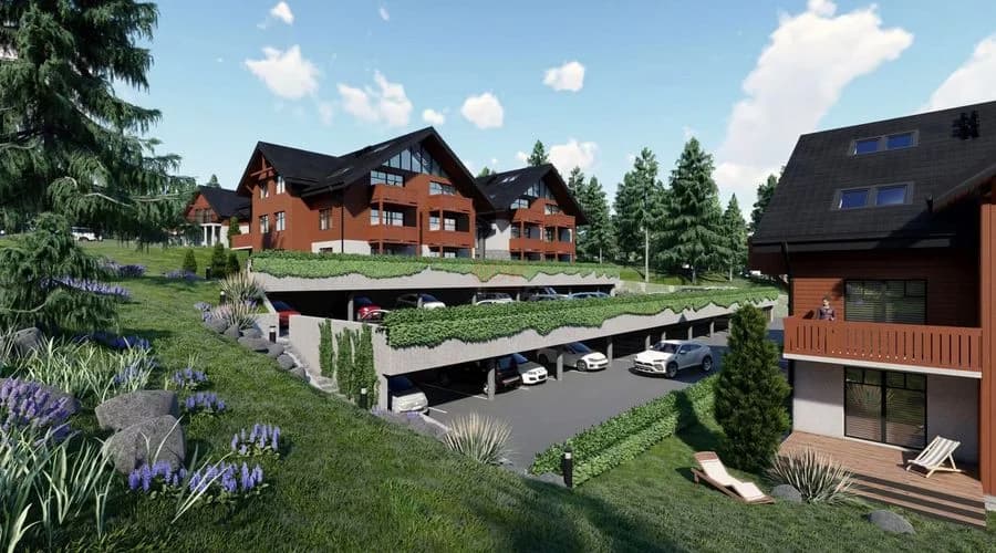 Widokowy apartament w sercu natury | STREFA SPA |