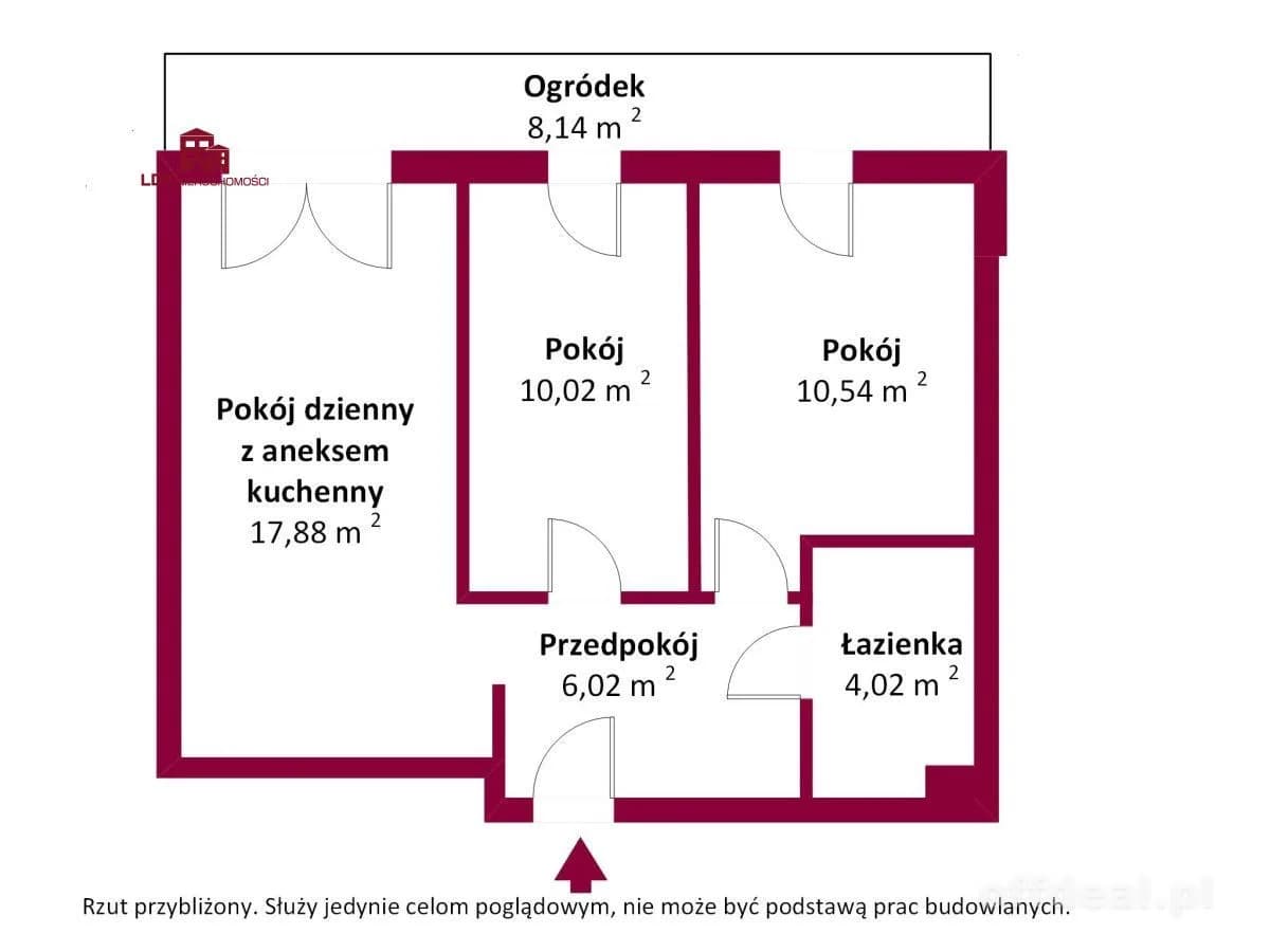 Zdjęcie 20: Mieszkanie, 3 pokoje, 49 m², Pruszcz Gdański