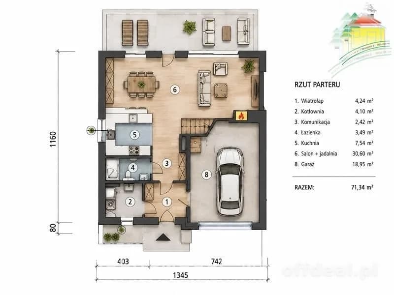5-Zimmer Haus zum Verkauf in Chylice | 136,98 m²