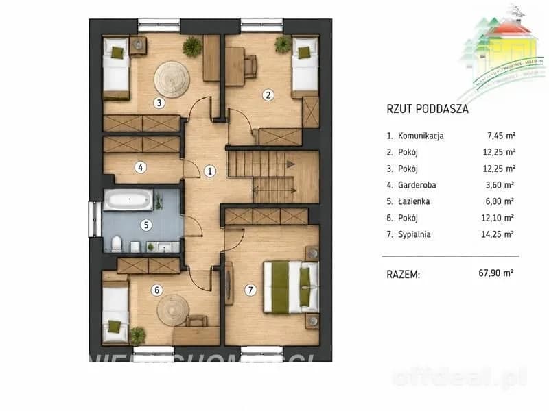 5-Zimmer Haus zum Verkauf in Chylice | 136,98 m²