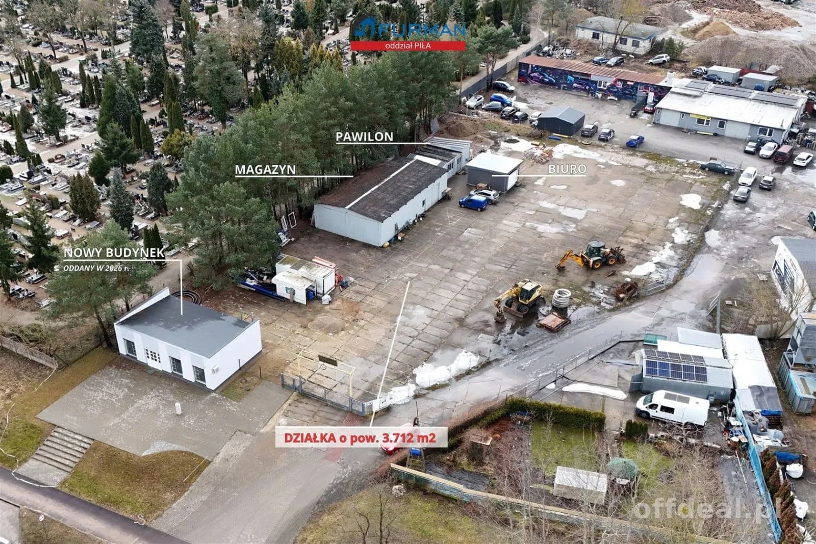 Kompleks budynków|Duża działka|Przejmij biznes