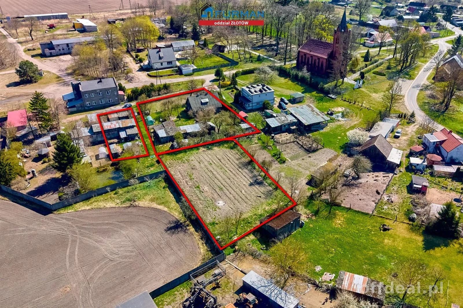 Dom wolnostojacy, działki, Ciosaniec gm. Okonek