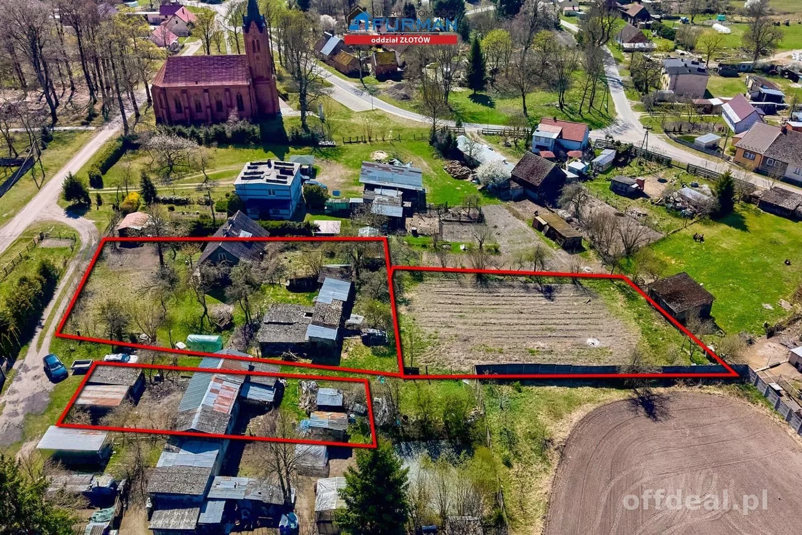 Dom wolnostojacy, działki, Ciosaniec gm. Okonek