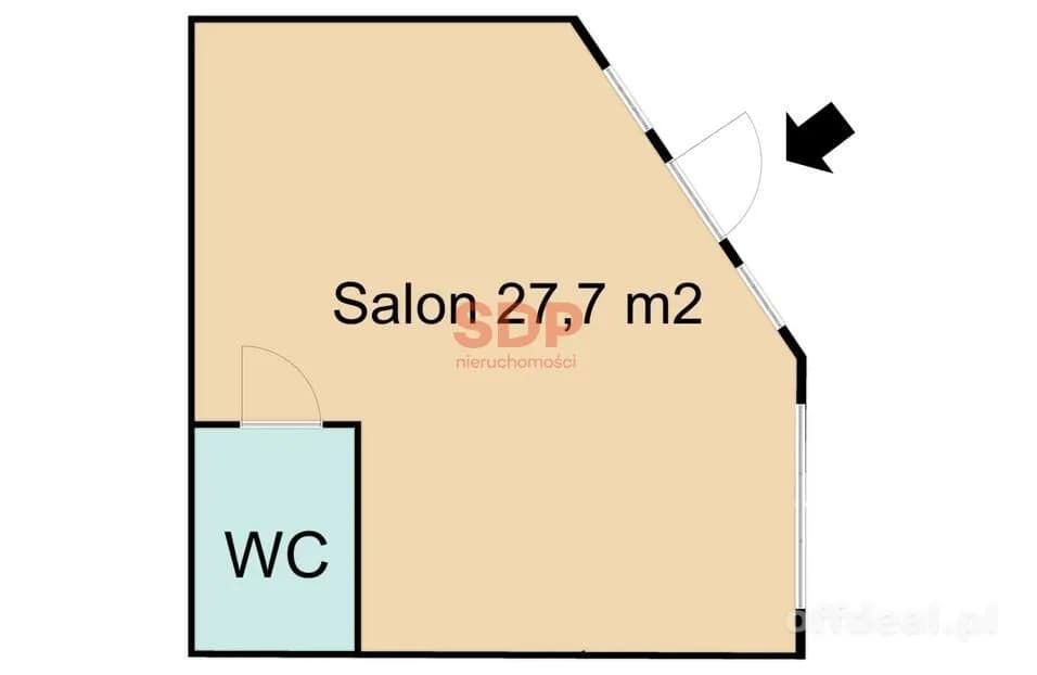 Foto 3: Gewerbeobjekt, 28 m², Wrocław