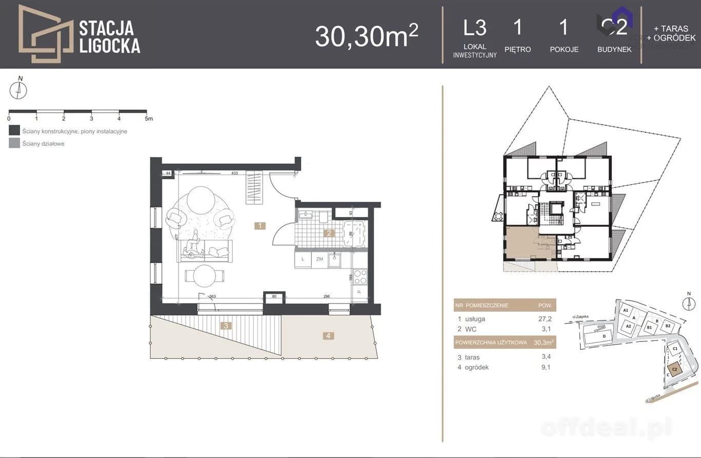 Photo 6: Appartement, 1 rooms, 30 m², Katowice