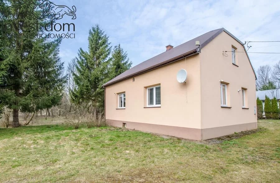 Dom z działką przy rzece Libusza 78 m² cisza, prywatność, spokojna okolica i blisko natury