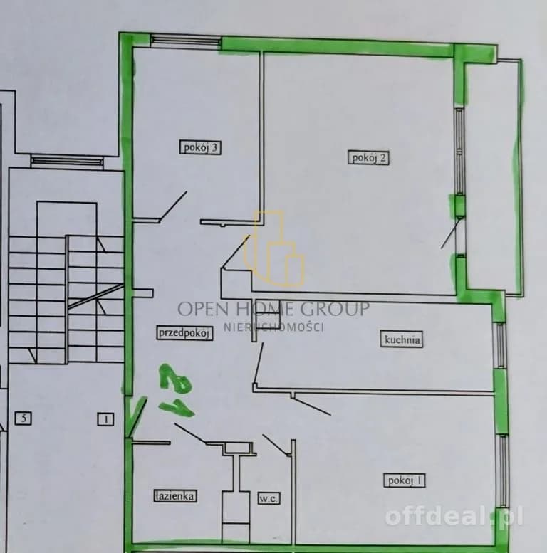 3 pokoje | 60,3 m² | balkon | widok na góry TOP